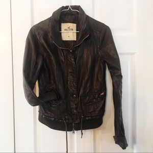 Hollister Leather Jacket